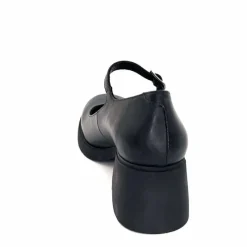 Elégant|Basic<marcha / m.moustafa Babies à Talon Ivoire Snj 2008 Cuir Noir