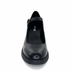 Elégant|Basic<marcha / m.moustafa Babies à Talon Ivoire Snj 2008 Cuir Noir