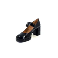 Elégant|Escarpins<Ivoire0532 Baby à Talons Ivoire K2002 M Cuir Vernis Noir