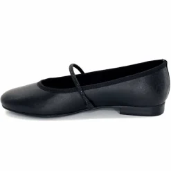 Soirée|Féminin<We Do Ballerines à Bride Ivoire 55370 D Cuir Noir