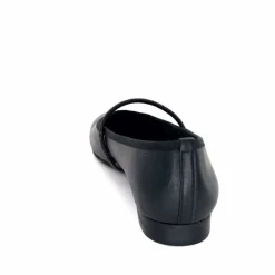 Soirée|Féminin<We Do Ballerines à Bride Ivoire 55370 D Cuir Noir