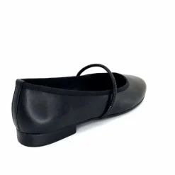 Soirée|Féminin<We Do Ballerines à Bride Ivoire 55370 D Cuir Noir