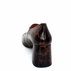 Talon|Animalier<Ivoire0331 Ballerines à Talon Ivoire 5126 Z Cuir Vernis Léo Léopard