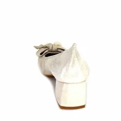 Basic|Ballerines<Sabrinas Ballerines à Talons 95103 Daim Doré Beige