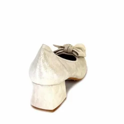 Basic|Ballerines<Sabrinas Ballerines à Talons 95103 Daim Doré Beige