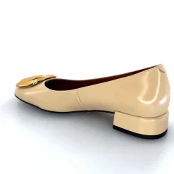 Elégant|Bijoux<angel alarcon Ballerines 24514 Cuir Glacé Beige