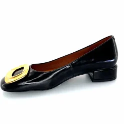 Elégant|Bijoux<angel alarcon Ballerines 24514 Cuir Glacé Noir