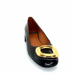 Elégant|Bijoux<angel alarcon Ballerines 24514 Cuir Glacé Noir