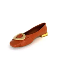 Ballerines<angel alarcon Ballerines 24004 Cuir Orange