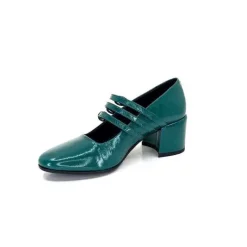 Fantaisie|Ballerines<Halmanera Ballerines Babies Bart 03 Cuir Vernis Selva Vert