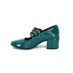 Fantaisie|Ballerines<Halmanera Ballerines Babies Bart 03 Cuir Vernis Selva Vert