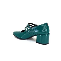 Fantaisie|Ballerines<Halmanera Ballerines Babies Bart 03 Cuir Vernis Selva Vert