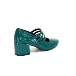 Fantaisie|Ballerines<Halmanera Ballerines Babies Bart 03 Cuir Vernis Selva Vert