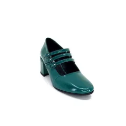 Fantaisie|Ballerines<Halmanera Ballerines Babies Bart 03 Cuir Vernis Selva Vert