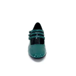 Fantaisie|Ballerines<Halmanera Ballerines Babies Bart 03 Cuir Vernis Selva Vert