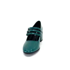 Fantaisie|Ballerines<Halmanera Ballerines Babies Bart 03 Cuir Vernis Selva Vert