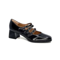 Basic|Ballerines<plumers Ballerines Baby Ivoire 4145 Cuir Vernis Noir