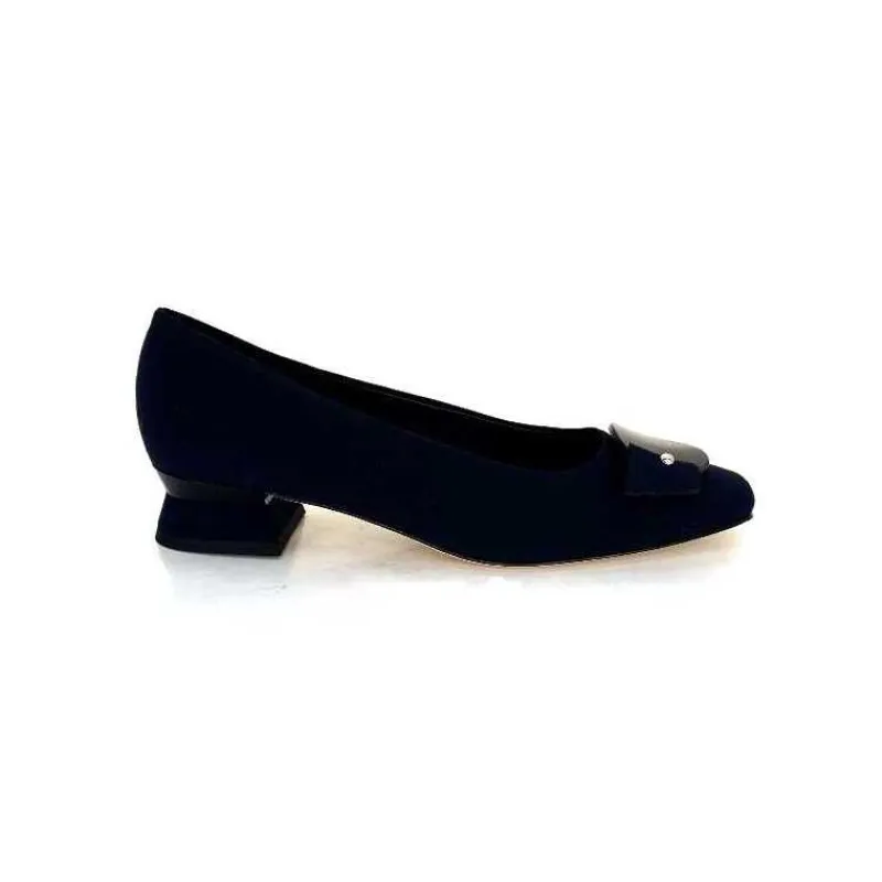 Elégant|Ballerines<Brunate Ballerines 32274 Daim Foncé Bleu