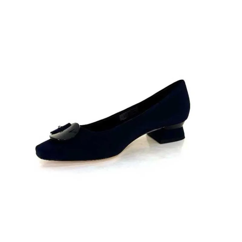 Elégant|Ballerines<Brunate Ballerines 32274 Daim Foncé Bleu