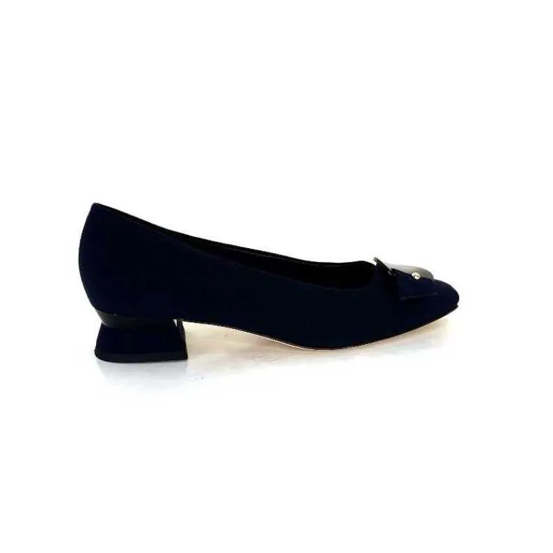 Elégant|Ballerines<Brunate Ballerines 32274 Daim Foncé Bleu