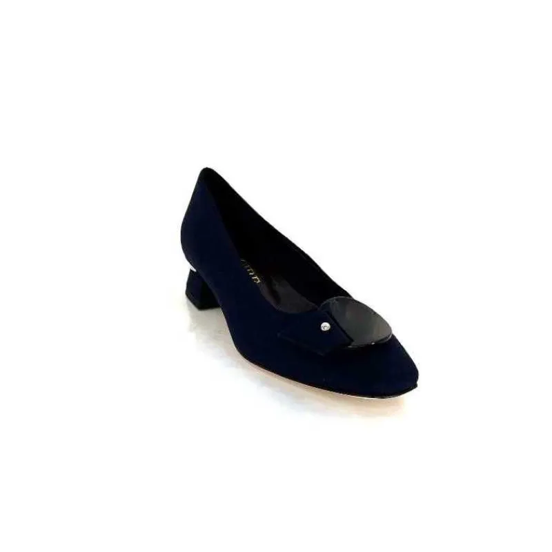 Elégant|Ballerines<Brunate Ballerines 32274 Daim Foncé Bleu