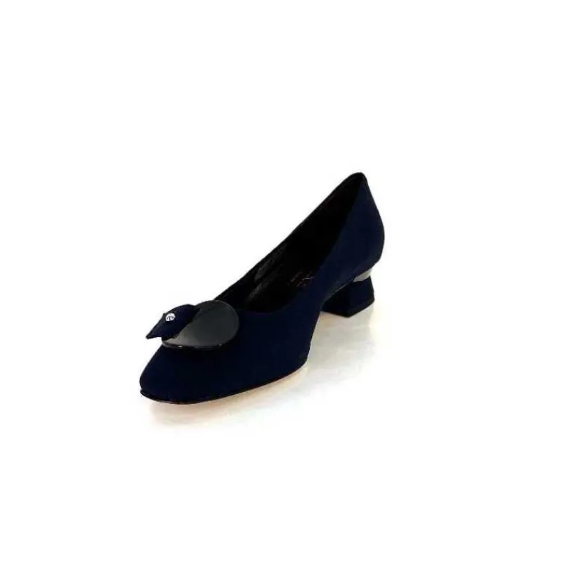 Elégant|Ballerines<Brunate Ballerines 32274 Daim Foncé Bleu