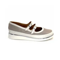 Basic|Ballerines<XSA Ballerines Compensées 0101 Cuir Riporto Beige