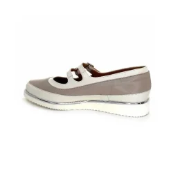 Basic|Ballerines<XSA Ballerines Compensées 0101 Cuir Riporto Beige