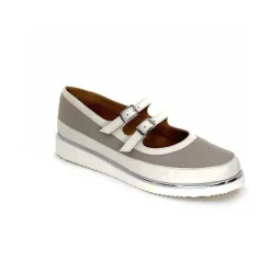 Basic|Ballerines<XSA Ballerines Compensées 0101 Cuir Riporto Beige