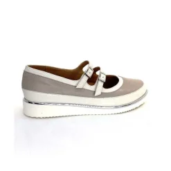 Basic|Ballerines<XSA Ballerines Compensées 0101 Cuir Riporto Beige