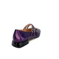 Fantaisie|Ballerines<Dansi Ballerines 5702 Cuir Métal Violet Fushia