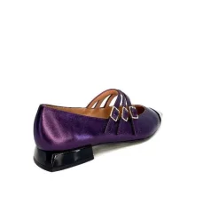Fantaisie|Ballerines<Dansi Ballerines 5702 Cuir Métal Violet Fushia