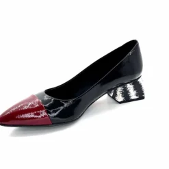 Elégant|Ballerines<Dansi Ballerines 6960 Vernis &amp; Bordeaux Noir