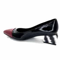 Elégant|Ballerines<Dansi Ballerines 6960 Vernis &amp; Bordeaux Noir