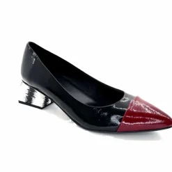 Elégant|Ballerines<Dansi Ballerines 6960 Vernis &amp; Bordeaux Noir