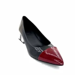 Elégant|Ballerines<Dansi Ballerines 6960 Vernis &amp; Bordeaux Noir