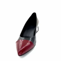 Elégant|Ballerines<Dansi Ballerines 6960 Vernis &amp; Bordeaux Noir