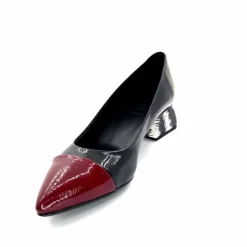 Elégant|Ballerines<Dansi Ballerines 6960 Vernis &amp; Bordeaux Noir