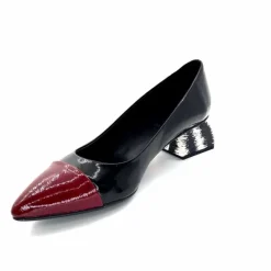 Elégant|Ballerines<Dansi Ballerines 6960 Vernis &amp; Bordeaux Noir