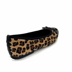 Animalier|Féminin<Ivoire0317a Ballerines Ivoire 2204108 4091 Textile Léo Léopard