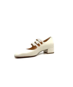 Elégant|Ballerines<franco russo napoli fgr Ballerines Ivoire 1103 Cuir Crème