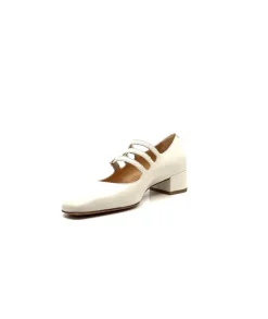 Elégant|Ballerines<franco russo napoli fgr Ballerines Ivoire 1103 Cuir Crème