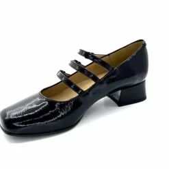 Basic|Ballerines<Ivoire0036a Ballerines Ivoire 710 Cuir Vernis Noir