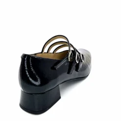 Basic|Ballerines<Ivoire0036a Ballerines Ivoire 710 Cuir Vernis Noir