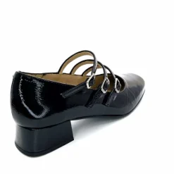 Basic|Ballerines<Ivoire0036a Ballerines Ivoire 710 Cuir Vernis Noir