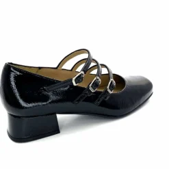 Basic|Ballerines<Ivoire0036a Ballerines Ivoire 710 Cuir Vernis Noir