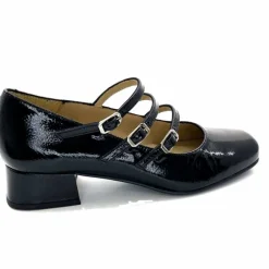 Basic|Ballerines<Ivoire0036a Ballerines Ivoire 710 Cuir Vernis Noir