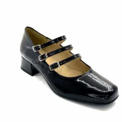 Basic|Ballerines<Ivoire0036a Ballerines Ivoire 710 Cuir Vernis Noir