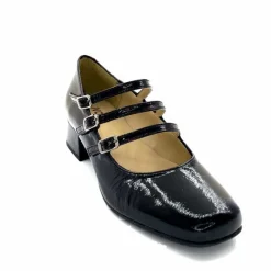 Basic|Ballerines<Ivoire0036a Ballerines Ivoire 710 Cuir Vernis Noir