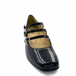 Basic|Ballerines<Ivoire0036a Ballerines Ivoire 710 Cuir Vernis Noir